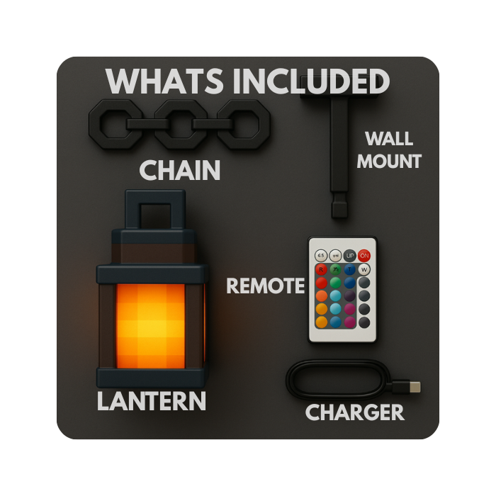 Pixel Hollow Lantern - RGB Light Decor