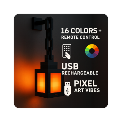 Pixel Hollow Lantern - RGB Light Decor