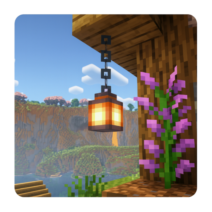 Pixel Hollow Lantern - RGB Light Decor