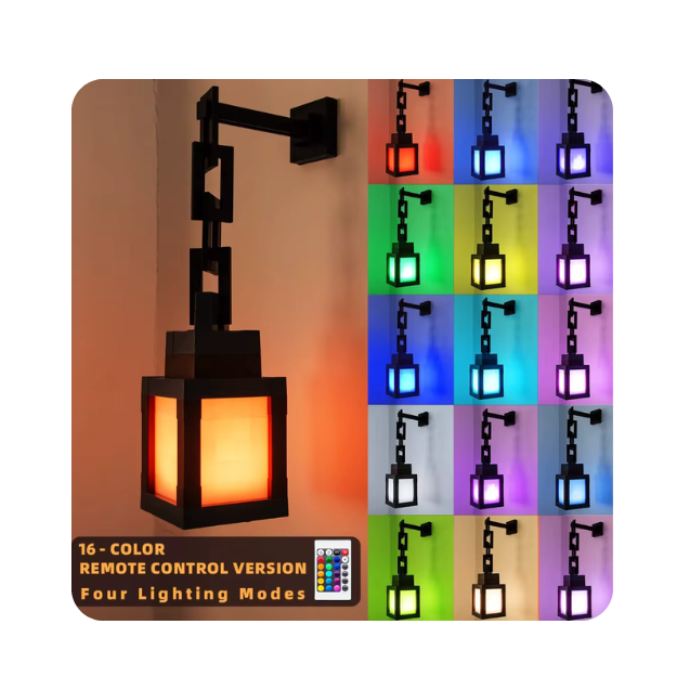 Pixel Hollow Lantern - RGB Light Decor