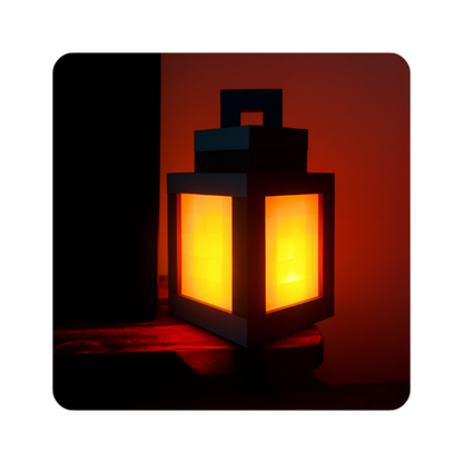 Pixel Hollow Lantern - RGB Light Decor